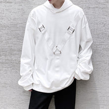 Load image into Gallery viewer, Webbing Lace-Up Hooded Sweatshirt
