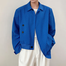 Load image into Gallery viewer, Irregular Hem Polka Dot Jacket
