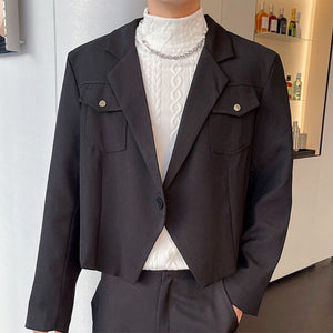 Short One-button Blazer
