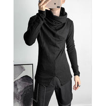 Load image into Gallery viewer, Heap Collar Slim Long Sleeves Knitted Shirt

