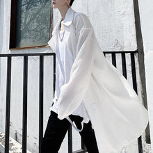 Load image into Gallery viewer, Thin Pleated Mid-Length Loose Jacket

