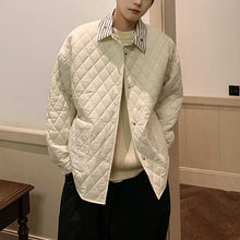 Load image into Gallery viewer, Rhombus Thickened Shirt Coat
