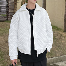 Load image into Gallery viewer, Winter Rhombus Plaid Cotton Jacket
