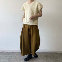 Load image into Gallery viewer, Japanese Retro Cropped Wide Leg Pants

