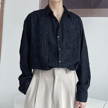 Load image into Gallery viewer, Sequined Long Sleeve Loose Shirt

