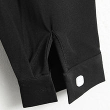 Load image into Gallery viewer, Slanted Placket Design Lapel Long-sleeved Shirt
