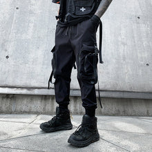 Load image into Gallery viewer, Black Multi Pocket Lounge Pants
