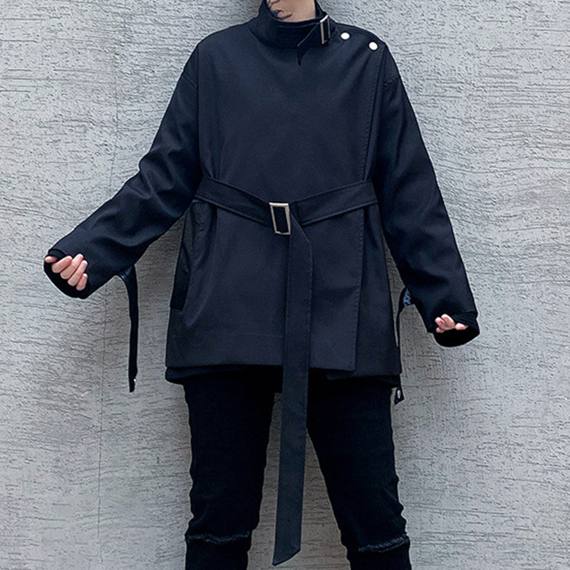Short Belt Trench Coat