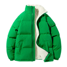 Load image into Gallery viewer, Stand Collar Zipper Thick Coat

