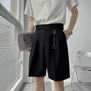 Snap Ring Trim Five Points Shorts