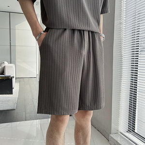 Breathable Short Sleeve T-Shirt Shorts Set