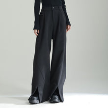 Load image into Gallery viewer, Casual Fleece Slit Straight-leg Pants
