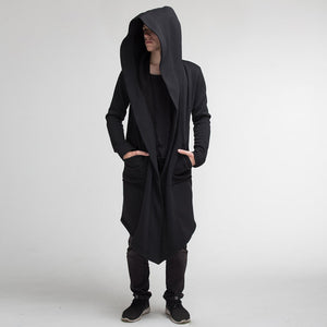 Long Cardigan Cloak Hooded Coat