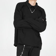 Load image into Gallery viewer, Simple Long Sleeve Pullover POLO Shirt
