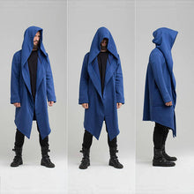 Load image into Gallery viewer, Long Cardigan Cloak Hooded Coat
