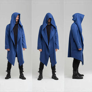 Long Cardigan Cloak Hooded Coat