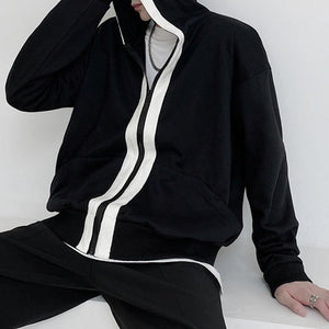 Hooded Zip Cardigan