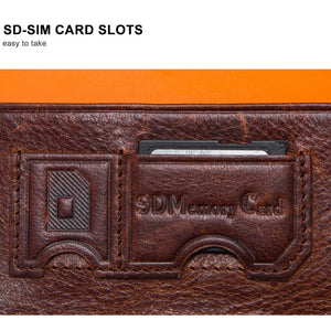 RFID Multifunctional Leather Wallet