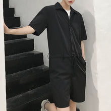Load image into Gallery viewer, Solid Color Shirt Jumpsuit
