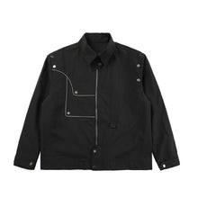 Load image into Gallery viewer, Thin Reflective Strips Decorative Edges Jacket

