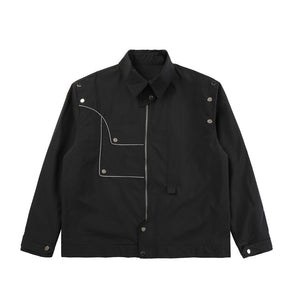 Thin Reflective Strips Decorative Edges Jacket