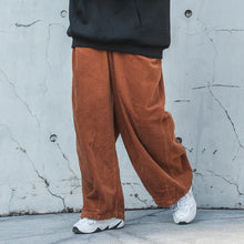Load image into Gallery viewer, Vintage Loose Corduroy Wide Leg Slacks
