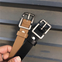 Load image into Gallery viewer, PU Leather Pin Buckle Thin Belt
