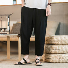 Load image into Gallery viewer, Men&#39;s Summer Linen Loose Casual Pants
