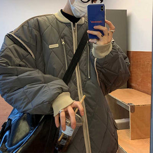 Rhombus Baseball Thickened Jacket