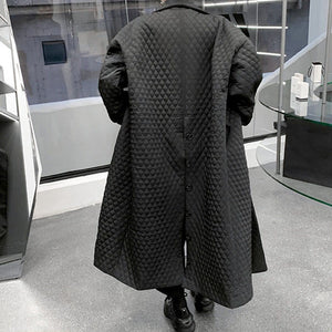 Black Warm Loose Long Coat
