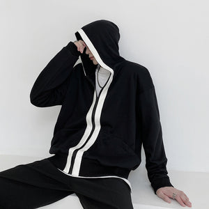 Hooded Zip Cardigan