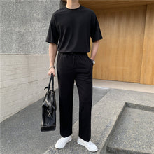 Load image into Gallery viewer, Casual Short Sleeve Trousers Set

