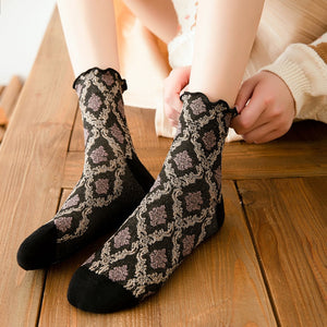 Winter Loose Breathable Cotton Ankle Socks