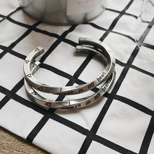 Load image into Gallery viewer, Titanium Mobius Open Bracelet
