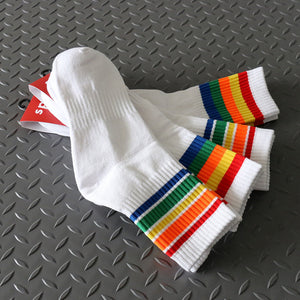 Rainbow Stripe Sports Socks