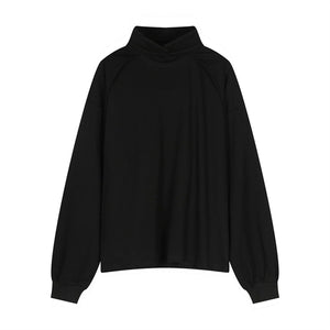 Simple Long Sleeve Pullover POLO Shirt
