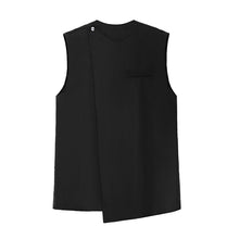 Load image into Gallery viewer, Slanted Button Sleeveless Vest
