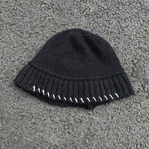 Seaming Woolen Bucket Hat
