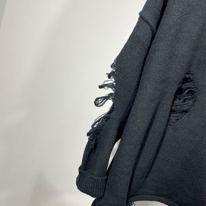 Ripped Loose Drop Shoulder Sweater