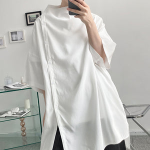 Asymmetric Design Loose Shirt