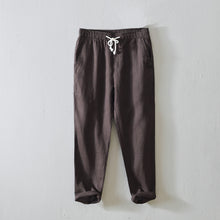 Load image into Gallery viewer, Linen Simple Solid Color Straight Pants
