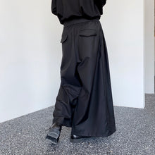 Load image into Gallery viewer, Loose High Waist Black Wide Leg Pants
