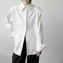 Load image into Gallery viewer, Oversized Drop-shoulder Long-sleeved Shirt
