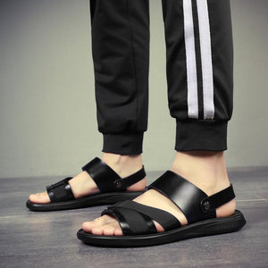 Summer Leisure Non-slip Leather Sandals