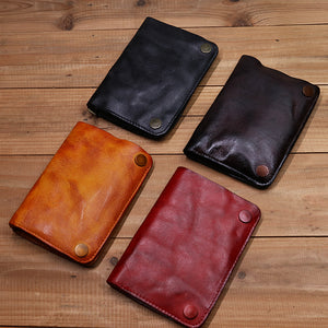 Retro Handmade Leather Wallet