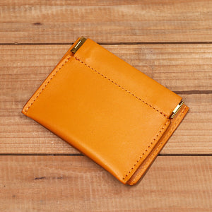 Ultra-thin Mini Leather Coin Purse Card Holder