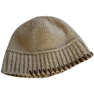 Seaming Woolen Bucket Hat