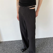 Load image into Gallery viewer, Waist Cutout Straight Wide-leg Trousers
