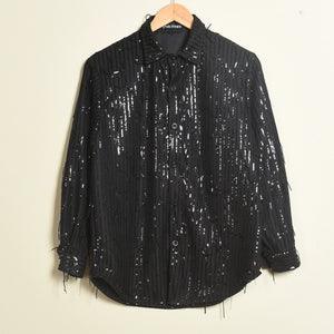 Sequin Tassels Party Stage Performance Shirts and Pants