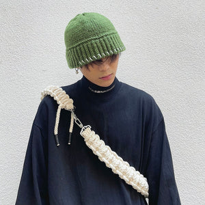 Seaming Woolen Bucket Hat